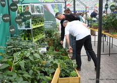 Ze konden het niet laten om ook wat van hun groentes te laten zien.